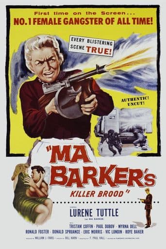 Ma Barker's Killer Brood poster art