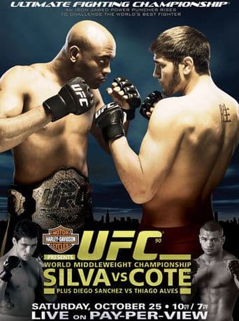 UFC 90: Silva vs. Cote poster art