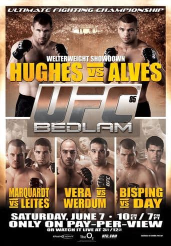 UFC 85: Bedlam poster art