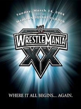 WWE WrestleMania XX poster art