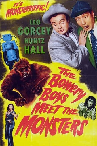 The Bowery Boys Meet the Monsters poster art