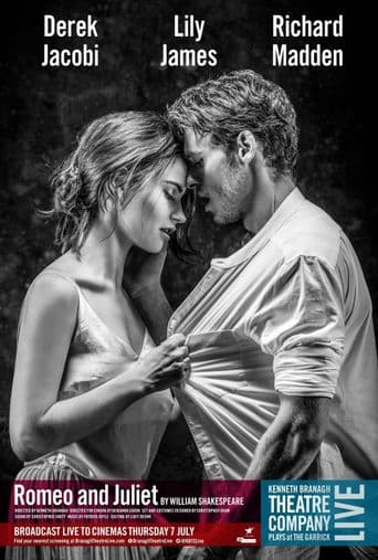 Kenneth Branagh Theatre Company Live: Romeo and Juliet poster art