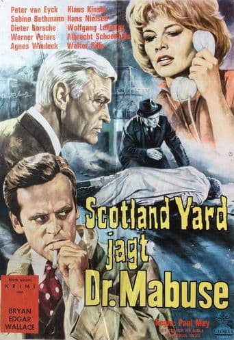 Dr. Mabuse vs. Scotland Yard poster art