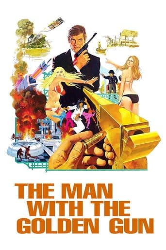 The Man With the Golden Gun poster art