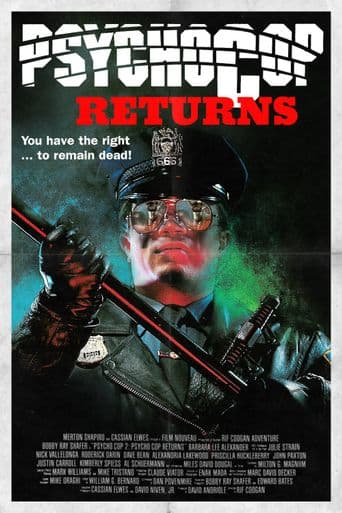 Psycho Cop Returns poster art