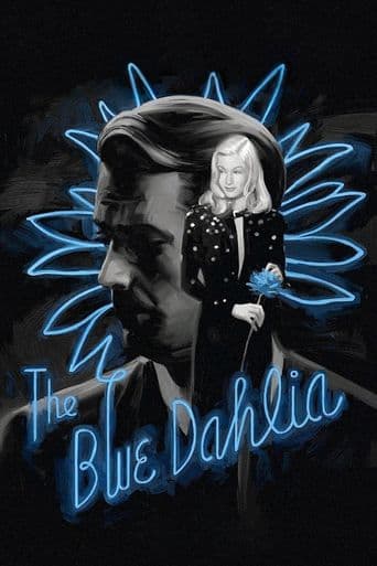 The Blue Dahlia poster art