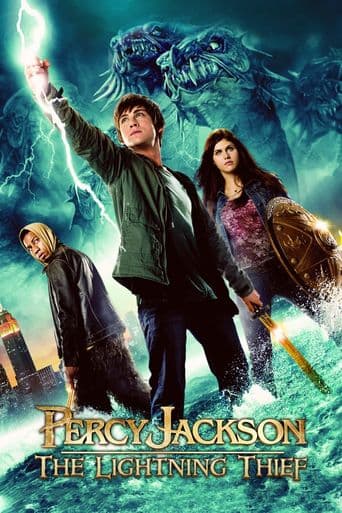Percy Jackson & the Olympians: The Lightning Thief poster art