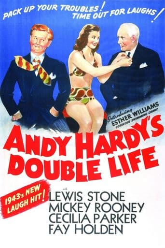 Andy Hardy's Double Life poster art