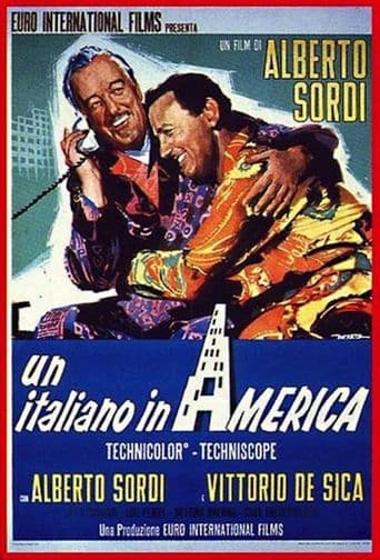 Un Italiano in America poster art