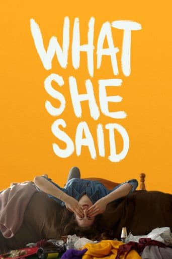 What She Said poster art