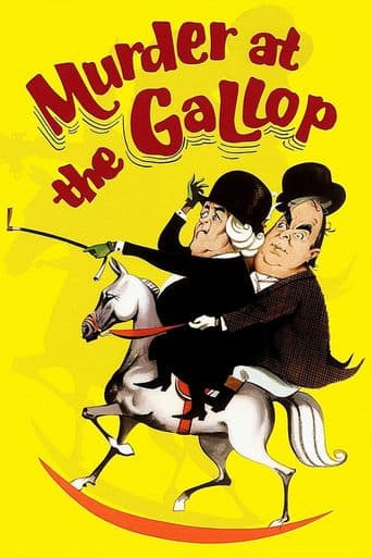 Murder at the Gallop poster art