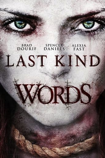 Last Kind Words poster art