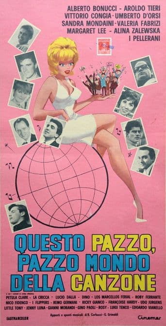 Questo pazzo, pazzo mondo della canzone poster art