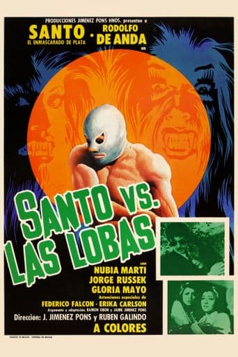 Santo vs. the She-Wolves poster art