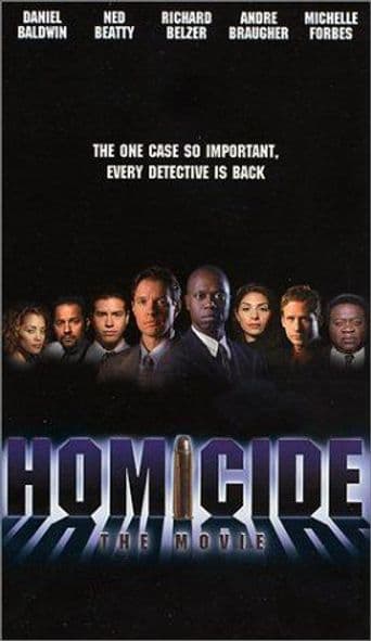 Homicide: The Movie poster art