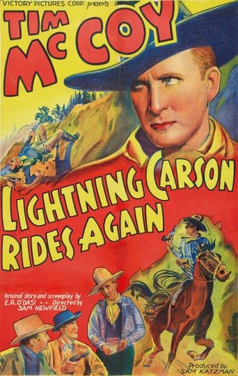 Lightning Carson Rides Again poster art