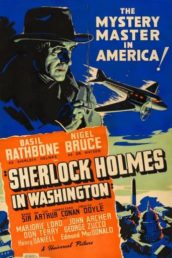 Sherlock Holmes in Washington poster art