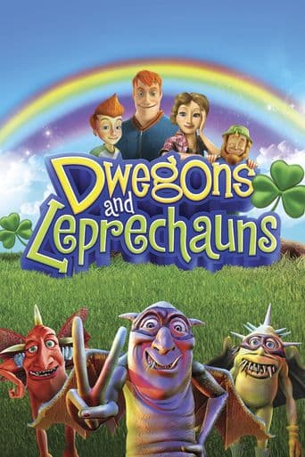 Dwegons and Leprechauns poster art