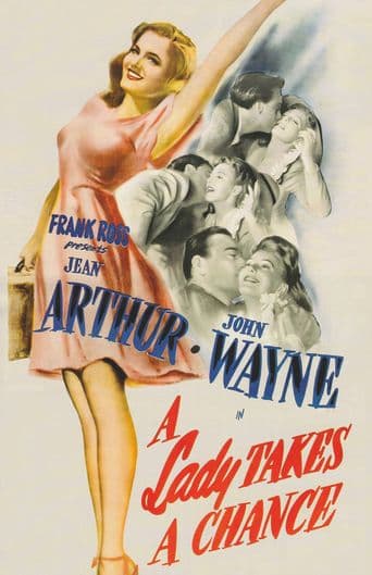 A Lady Takes a Chance poster art