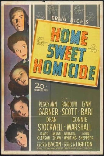 Home Sweet Homicide poster art