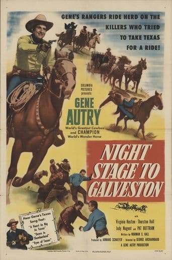 Night Stage to Galveston poster art