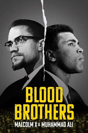 Blood Brothers: Malcolm X & Muhammad Ali poster art