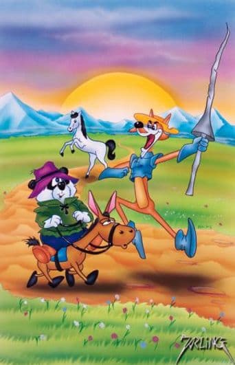 The Adventures of Don Coyote and Sancho Panda poster art