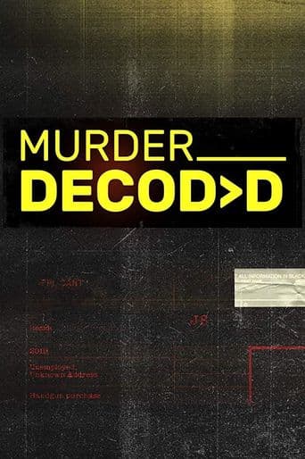 Murder Decoded poster art