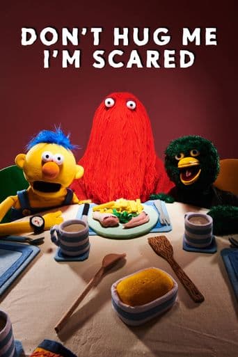 Don't Hug Me I'm Scared poster art