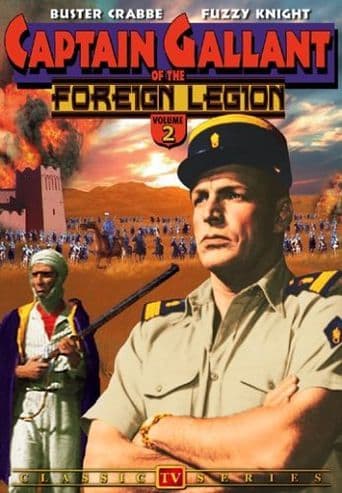 Captain Gallant of the Foreign Legion poster art