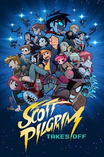 Scott Pilgrim Takes Off poster art