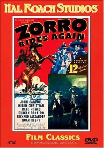 Zorro Rides Again poster art