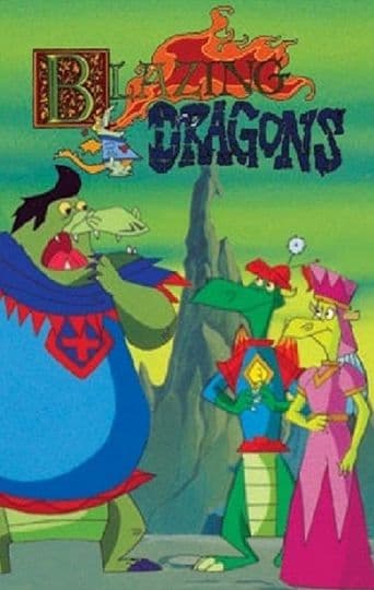 Blazing Dragons poster art