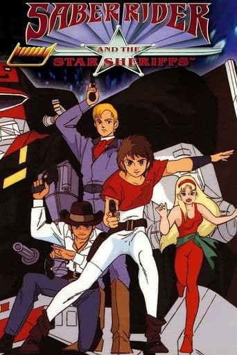 Saber Rider and the Star Sheriffs poster art