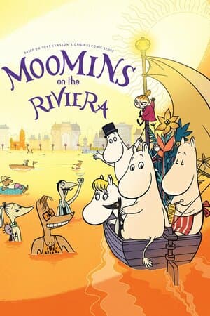 Moomins on the Riviera poster art