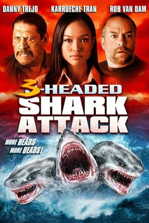 3-Headed Shark Attack poster art