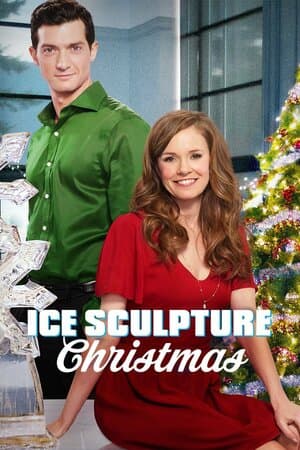 Ice Sculpture Christmas poster art