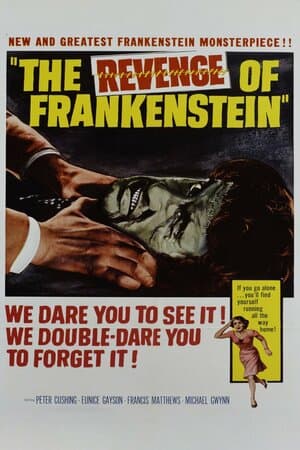 The Revenge of Frankenstein poster art