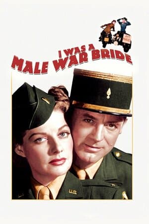 I Was a Male War Bride poster art