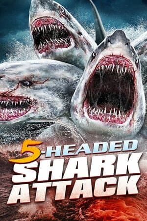 5-Headed Shark Attack poster art