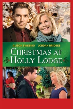 Christmas at Holly Lodge poster art