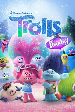 Trolls Holiday poster art