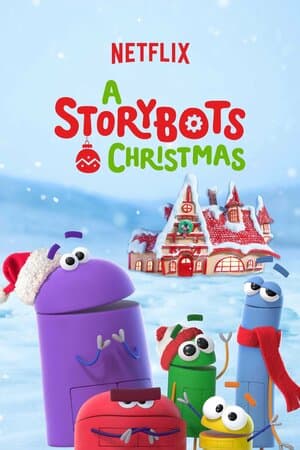 A StoryBots Christmas poster art