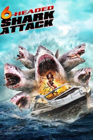6-Headed Shark Attack poster art