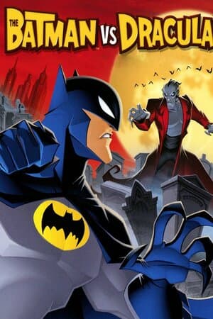 The Batman vs. Dracula poster art