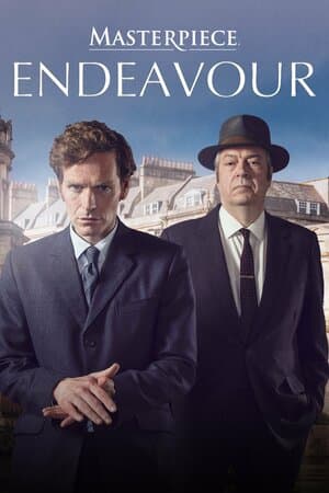 Endeavour on Masterpiece poster art