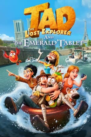 Tad the Lost Explorer and the Emerald Tablet poster art