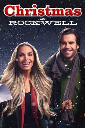 Christmas in Rockwell poster art