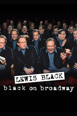 Lewis Black: Black on Broadway poster art