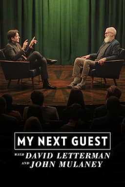 My Next Guest With David Letterman and John Mulaney poster art